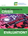 The GEF response to the Crisis - What can we learn from Evaluation? Report