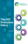 GEF Evaluation Policy 2019