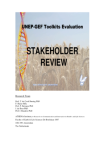 UNEP GEF Toolkit